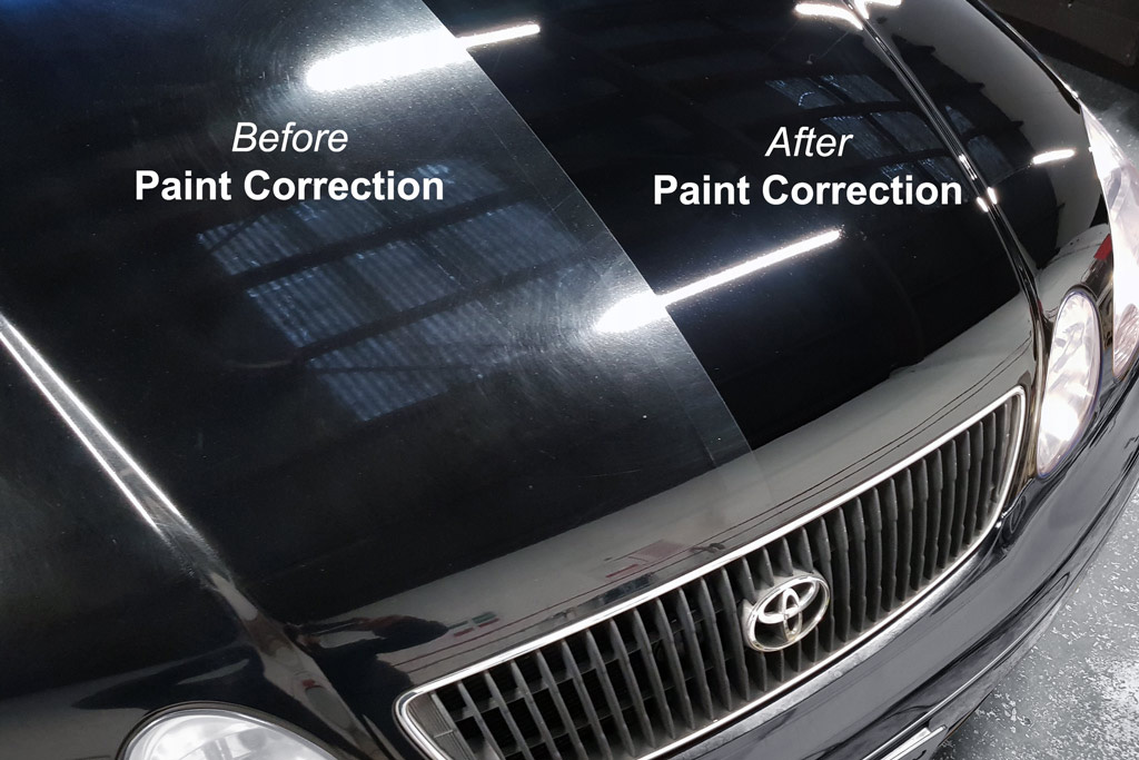 Professional paint correction before ceramic coating - Best detailing in Atlanta GA